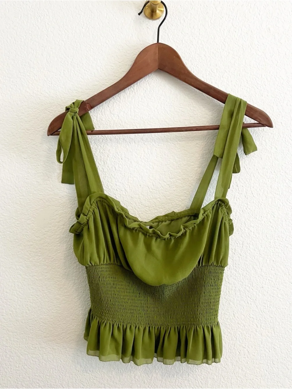 Aritzia Wilfred Green Ballad Camisole Size M - Picture 2 of 6